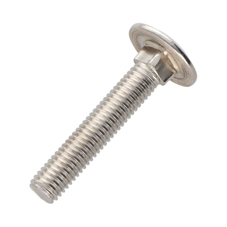 1 x Vognbolt Rustfrit stål A2 M16X40 Fuld trÃ¥d