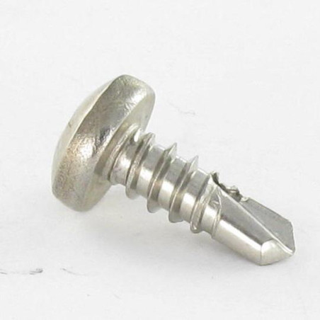 1 x Selvborende skrue Rustfrit stål A2 panhoved phillips 3,5X13