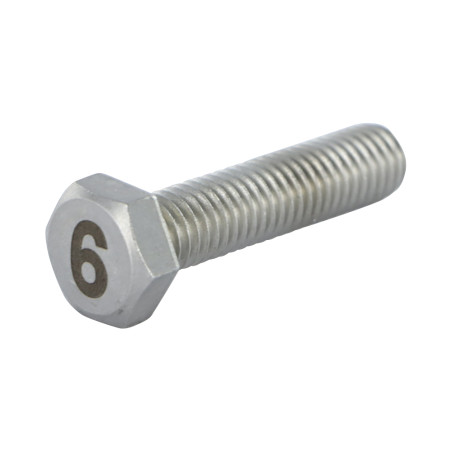 1 x Vis m-hastighed Sekskantet hoved 8X35 Rustfrit stål A4 Indgravering FIGUR 6