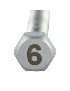 Vis m-hastighed Sekskantet hoved 8X35 Rustfrit stål A4... 2