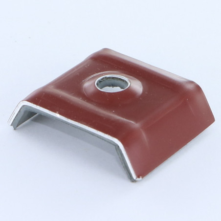 1 x Vandtæt krampe 30X25 Aluminium RAL3009 oxid rød