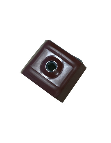 1 x Vandtæt krampe 30X25 Aluminium RAL3009 oxid...