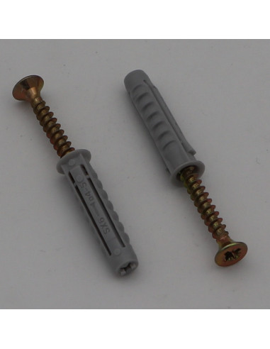 1 x Lille pose af 2 Plug Fischer SX6 med 2 Skrue