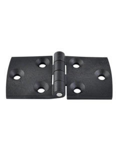 Hængsel symmetrisk 80X40 sort nylon