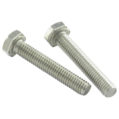 1 x Vis m-hastighed Sekskantet hoved 1/4X 1" Fuld trÃ¥d BSW Rustfrit stål A2