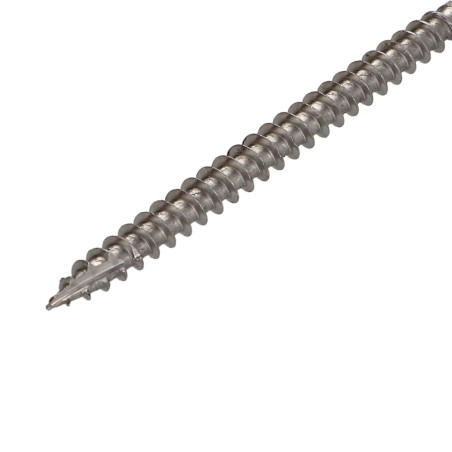 1 x TEKOR skruer trØ og spØnplader Rustfrit stål A2 forsænket hoved med takker T25 6X100 Gevind 70 spids