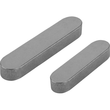 1 x Parallel nøgle Rå stål 10X8 længde 35