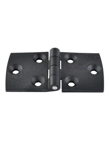 1 x Hængsel symmetrisk 120X60 sort nylon