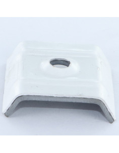 Vandtæt krampe 40X25 Aluminium RAL9010 ren hvid