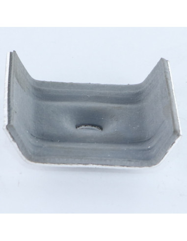 1 x Vandtæt krampe 40X25 Aluminium RAL9010 ren...