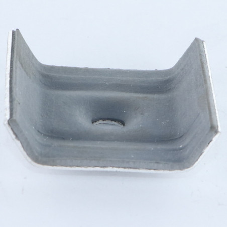 1 x Vandtæt krampe 40X25 Aluminium RAL9010 ren hvid
