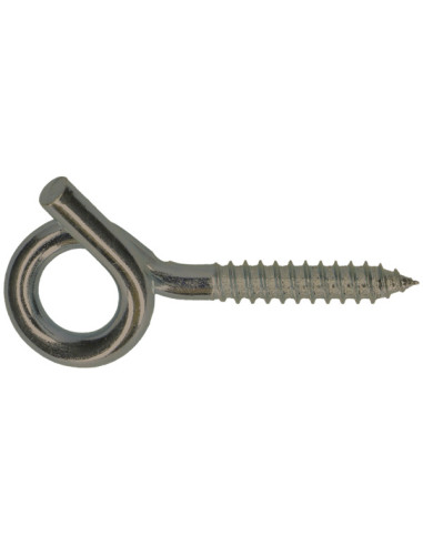 1 x Gym krog Gevind Træ Rustfrit stål A2 8,8X120