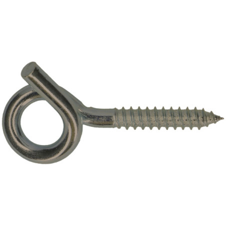 1 x Gym krog Gevind Træ Rustfrit stål A2 8,8X120