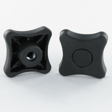 1 x Møtrik FLYVENDE sort nylon M5
