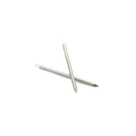1 x KG Stift dobbelt Spidsen 2,7X45 Rustfrit stål A2