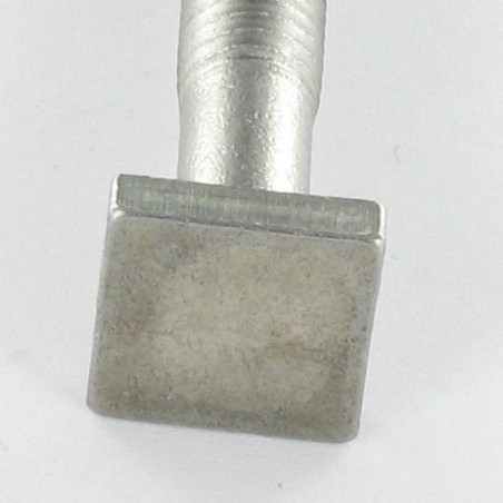 1 x Vis m-hastighed M6X45 hoved Firkantet 10X10 EP4 Rustfrit stål A2