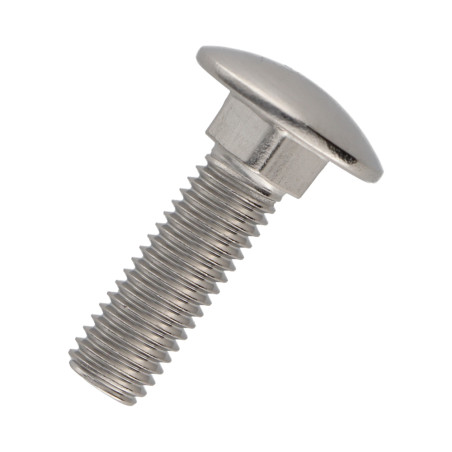1 x Vis m-hastighed Vognbolt Rustfrit stål A4 M5X25 Fuld trÃ¥d