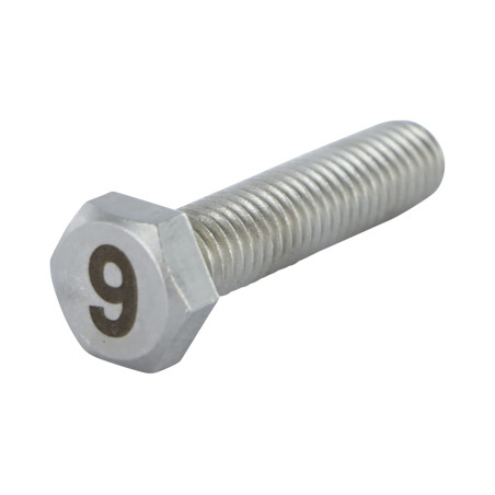 1 x Vis m-hastighed Sekskantet hoved 8X35 Rustfrit stål A4 Indgravering FIGUR 9