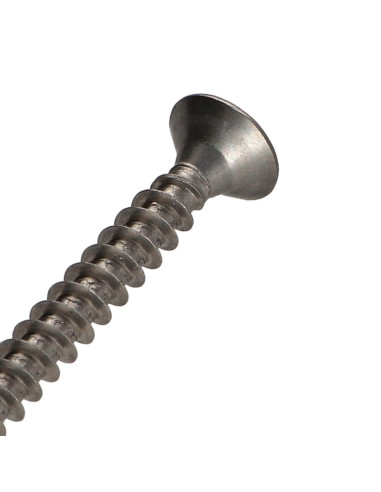 1 x Træ og spånplade skrue Rustfrit stål A2...