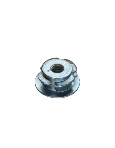 1 x Møtrik M5 16X7 zink legering SS hul