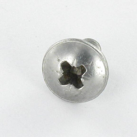 1 x Vis m-hastighed kopskrue Pozi M6X16 Rustfrit stål A2 Sort RAL9005 dyb sort