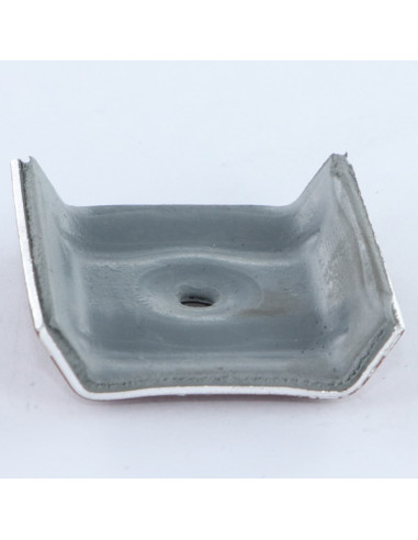 1 x Vandtæt krampe 40X25 Aluminium RAL8012 rød...
