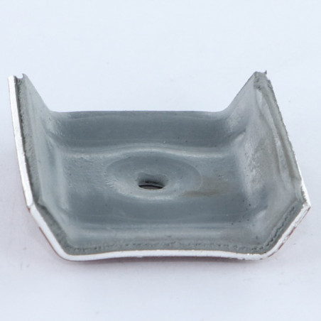 1 x Vandtæt krampe 40X25 Aluminium RAL8012 rød brun