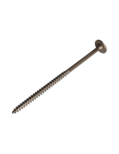 1 x Tømrerskrue med skivehoved Rustfrit stål A2...