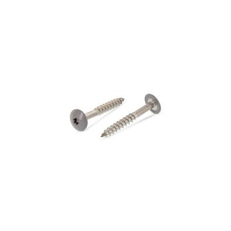1 x Facade skruer T20 5,5X32 Hoveddiameter 12.3 Rustfrit stål A2 RAL7037