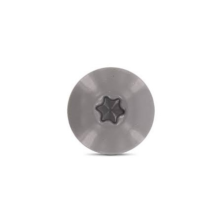 1 x Facade skruer T20 5,5X32 Hoveddiameter 12.3 Rustfrit stål A2 RAL7037