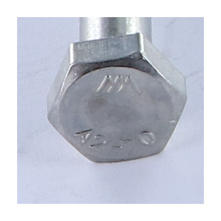 1 x Bolt deltråd Rustfrit stål A2 Sekskantet hoved M33X180