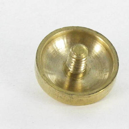 1 x Rosette kegleformet Messing 12 Dæksel M3 trin 60