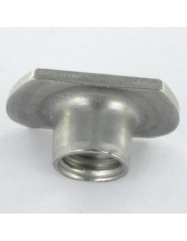 1 x Møtrik cylindrisk svejsning M6 19X11 Høj...
