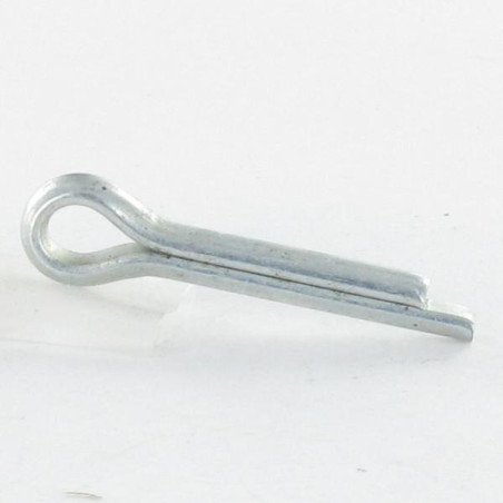 1 x Stift kærv elforzinket stål 6,3X71
