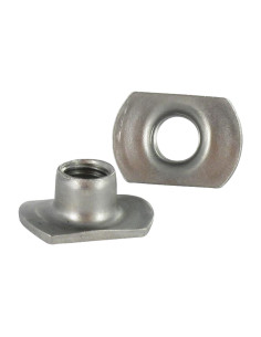 Møtrik cylindrisk svejsning M8 22X14 Høj 8,5 Rustfrit...