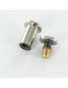 Skrue binder M4 Nikkelbelagt messing for Stramme 50 to 70 2