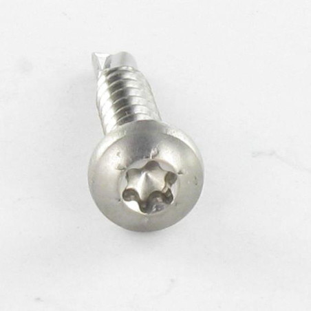 1 x Selvborende skrue panhoved T10 3,5X9,5 Rustfrit stål A2