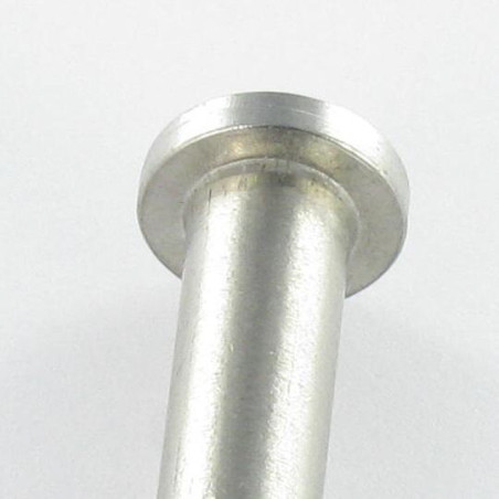 1 x Stift fladt hoved 6X54 perforeret 2,5 Rustfrit stål A4