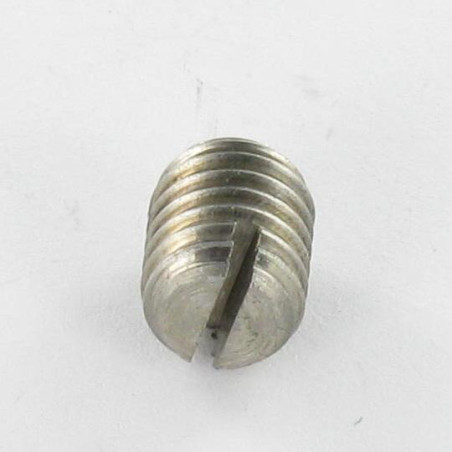 1 x Vis m-hastighed uden hoved kærv Cylindrisk ende flad M1.6X6 Rustfrit stål A2 mikroskruer