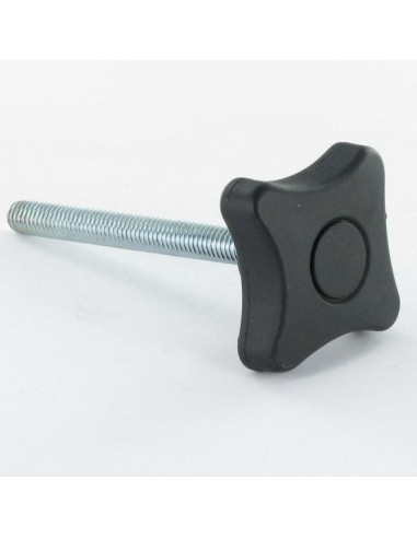 1 x Ende Stramme 4 FILIALER M6X45 sort nylon