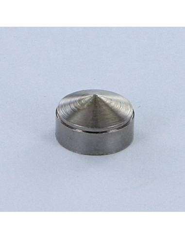 1 x Rosette kegleformet Forkromet messing 10...
