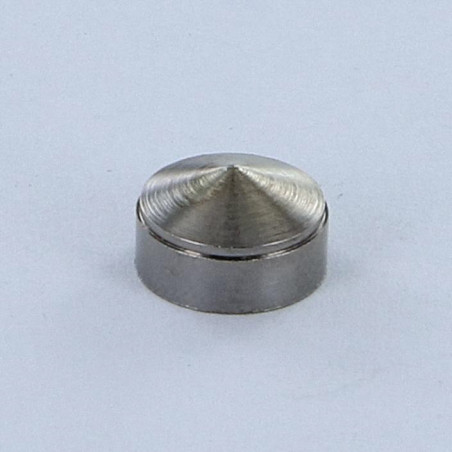 1 x Rosette kegleformet Forkromet messing 10 gevind blindt hul M3 50