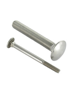 Vognbolte Rustfrit stål A4 M10X180 delvis gevind