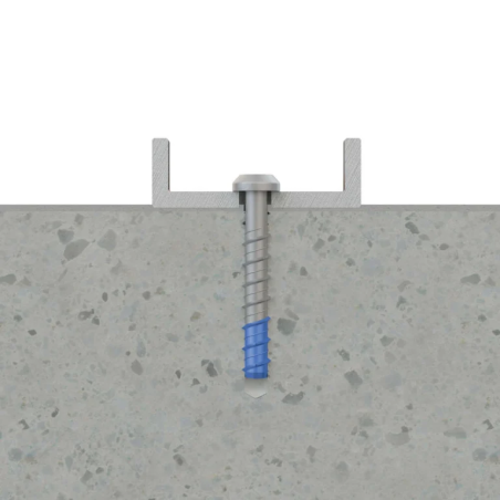1 x Skrue til beton panhoved T40 8X60 Bimetal