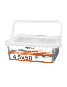 Spand med 385 Terrasseskrue TEKOR 4,5X50 spids...