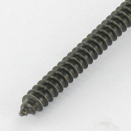 1 x Gevindvalse skrue Rustfrit stål A2 bred kuppelformet hoved Pozi 2,9X6,4 Sort
