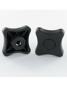 Møtrik FLYVENDE sort nylon M6