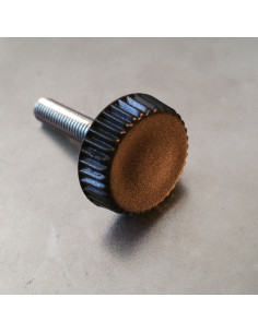 Ende Stramme sort nylon M4X16 Hoveddiameter 20 2