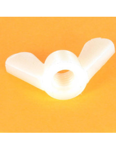 Vingemutter naturlig nylon M10 2