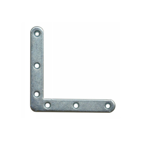 1 x Beslag flad forstærkning Ende RUND 30X30X12 elforzinket stål